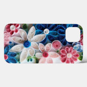 Flower Design iPhone 13 Coque (Verso (horizontal))
