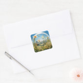 Flower Design sticker (Envelop)