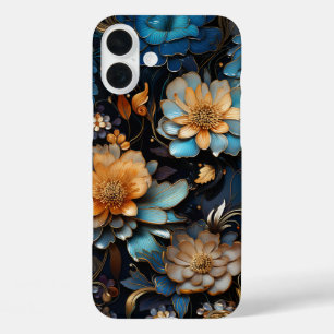  Flower Design Telefoonhoesje iPhone 16 Plus Hoesje