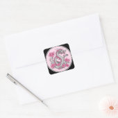 Flower Dragon Sticker (Envelop)