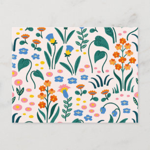  Flower Drawing Briefkaart