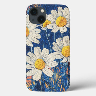 Flower Dreams Camomille Impasto Style Coque iphone