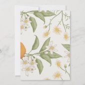  Flower Elegant Script Pensioenfeest Kaart (Achterkant)