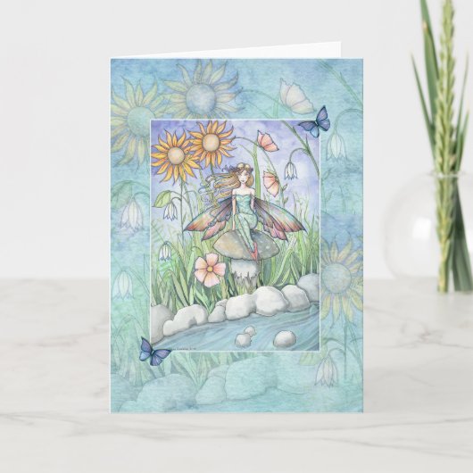 Flower Fairy Art Card, Carte pour notes de Molly H (Devant)