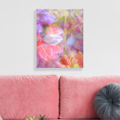 Flower Fairy dubbele belichting fantasy kunst Canvas Afdruk (Insitu (Woonkamer))