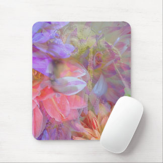 Flower Fairy dubbele belichting fantasy kunst Muismat