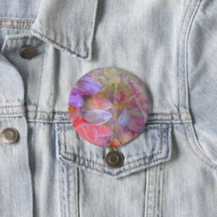 Flower Fairy dubbele belichting fantasy kunst Ronde Button 7,6 Cm