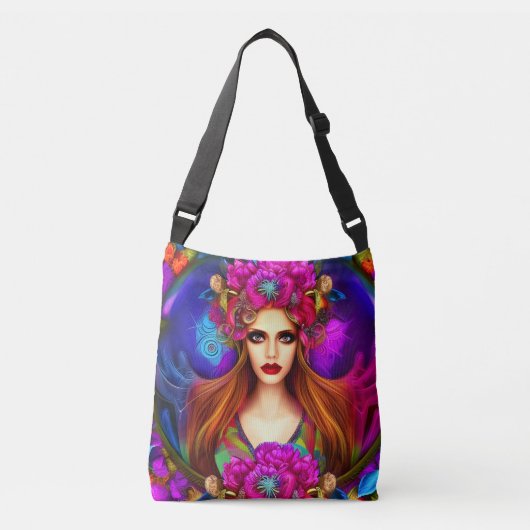 Flower Fairy Queen Crossbody Tas (Voorkant)