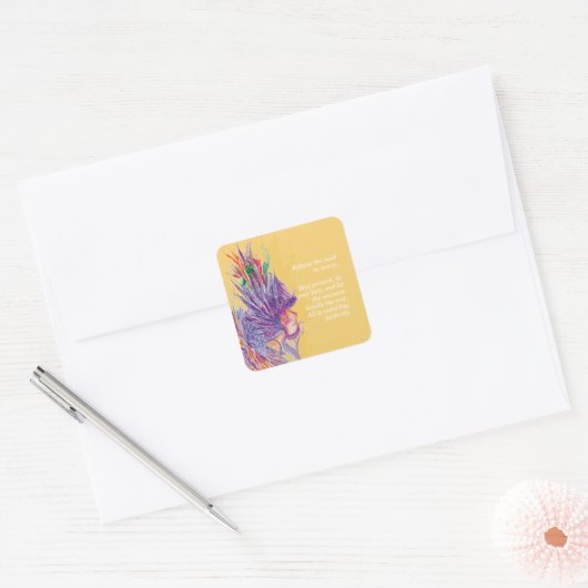  Flower Fairy Sticker (Envelop)