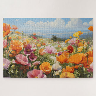 Flower Field puzzel, 1014 stuks. 30"x20" Legpuzzel
