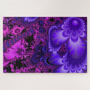 Flower Fractal Jigsaw Puzzle