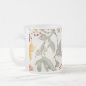 Flower Frosted Glass Mok (Links)