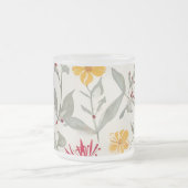 Flower Frosted Glass Mok (Center)
