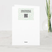 Flower Garden Art Carte d'anniversaire (Dos)