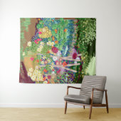 Flower Garden digital art print Wandkleed (In Situ (horizontaal))
