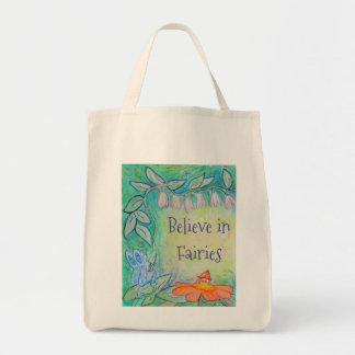 Flower Garden Fairy Art aangepaste Canvas tassen