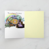 Flower Garden Fairy Carte d'anniversaire (Intérieur)