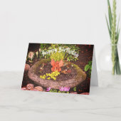 Flower Garden Fairy Nature Art Carte d'anniversair (Devant)