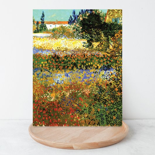 Flower Garden France Vincent van Gogh Carte postal