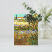 Flower Garden France Vincent van Gogh Carte postal (Debout devant)