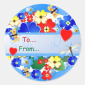 Flower Garden ~ Gift Sticker # 2 (Devant)