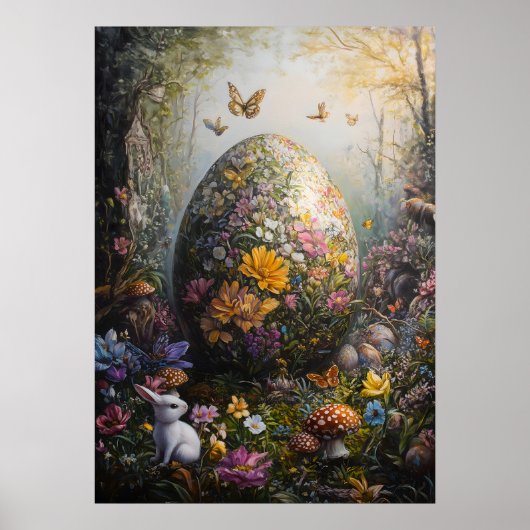 Flower Giant Easter Egg Poster (Voorkant)