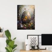 Flower Giant Easter Egg Poster (Thuiskantoor)