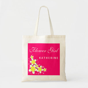 Flower Girl Frangipani Sac fourre-tout à budget fl
