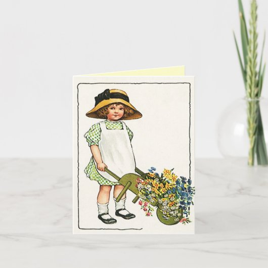 Flower Girl Request Card Cartes Invitation Invitat (Devant)