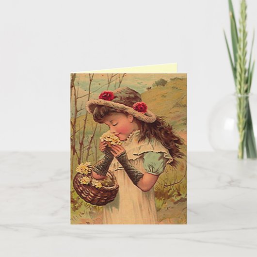Flower Girl Request Card Cartes Invitation Invitat (Devant)