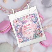 Flower Glitter Mermaid Tail 3rd Birthday Bedankzakje