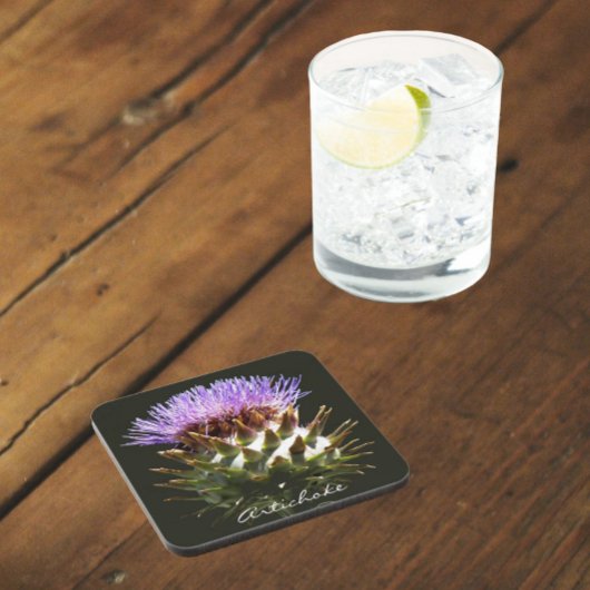 Flower Globe Artichoke Dessous de verre botanique