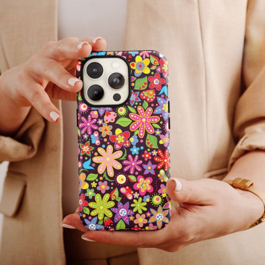 Flower Hippie iPhone | 60s Hippie iPhone Case-Mate Case