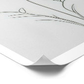 FLOWER HOME WALL ART POSTER (Hoek)