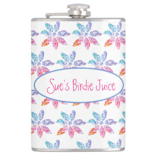 Flower Icon Flask Heupfles