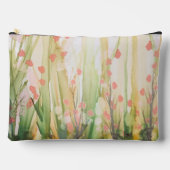 Flower in the Forest Print Cosmetic Bag Etui (Voorkant)