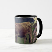 Flower Jersey Cow Mug (Devant droit)