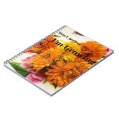 Flower Journal: "Laat me niet lastig vallen, ik gr Notitieboek (Linkerzijde)