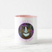 FLOWER KITTEN CAT COFFEE MOK (Midden)