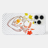 Flower Lady - Black Retro Edition iPhone Hoesje (Achterkant horizontaal)