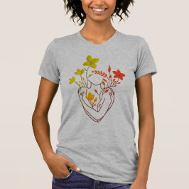 Flower Lady - Kleurrijke Lady Retro Edition T-shirt