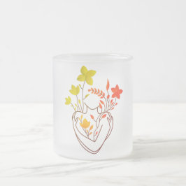 Flower Lady - Retro Edition Matglas Koffiemok