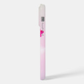 Flower Lady - Roze Deluxe Edition iPhone Hoesje (Linkerkant)