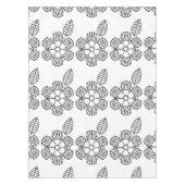 Flower & Leaf Crochet Chart Pattern (met zijkanten Tafelkleed (Voorkant)