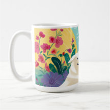 Flower Love for Self, Woman & Secourir Chig Mugs