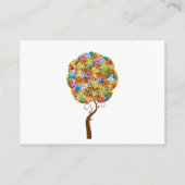 Flower Love Tree Response et cartes de site Web (Dos)