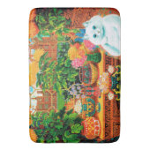 Flower Lovers Cat, Louis Wain Badmat (Voorkant Verticaal)