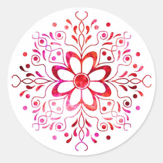 Flower Mandala Stickers (Voorkant)