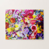 Flower Market Art Photo Puzzles Flower Art Jigsaw (Horizontal)