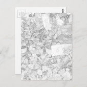 Flower Market Coloring Briefkaart (Voorkant / Achterkant)